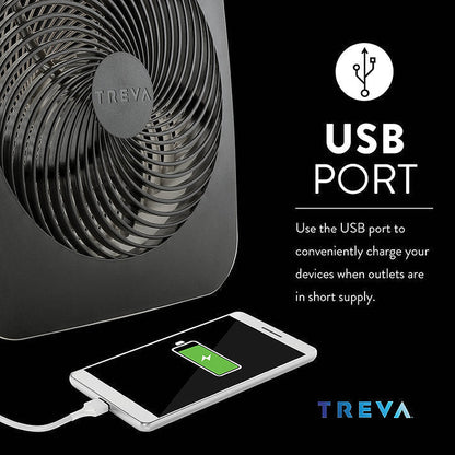 10"FIN Portable Rechargeable Fan