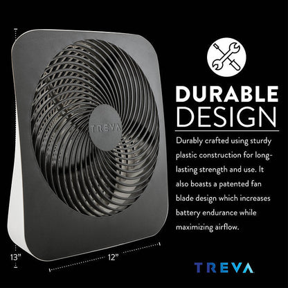 10"FIN Portable Rechargeable Fan