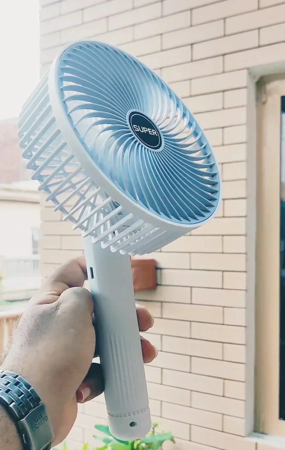 2 in 1 Reachargeable and Portable Table and Hand Fan