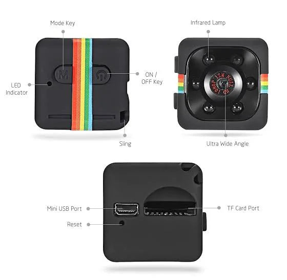 SQ11 Mini Camera Night Vision Motion Detection - Webcam